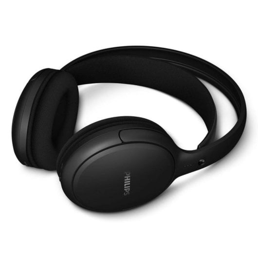 Auriculares Philips SHC5200M2/12 inalámbricos RF para TV con micrófono y cancelación de ruido negros