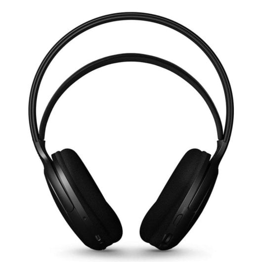 Auriculares Philips SHC5200M2/12 inalámbricos RF para TV con micrófono y cancelación de ruido negros
