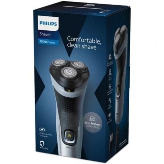 Rasoir Philips X3063/ Afeitado sec/humide 45min Tête 3D Accessoires