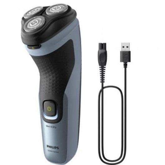 Gesichtsrasierer Philips Shaver Series 3000X X3063 Kabellos 45min Nass- und Trockenrasur 3 Scherköpfe Schnellladung