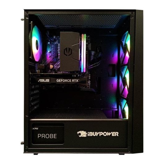 IBUYPOWER Fighter Soldier Lite AMD Ryzen 5 5500 16GB 1TB SSD RTX 3050 Windows 11 Pro Wi-Fi 5