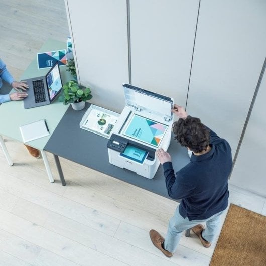 Multifunktion Brother DCP-L3520CDWE Laser Farbe WLAN Duplex 3-in-1 Weiß LCD