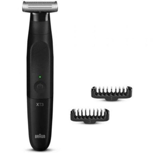 Tondeuse Barbe Visage Braun XT3100 Sans Fil 45min Résistante à l’Eau 3 Sabots Lame 4D