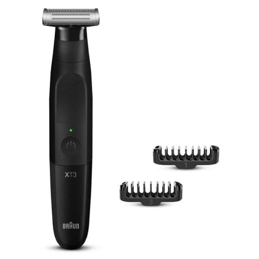 Tondeuse Barbe Visage Braun XT3100 Sans Fil 45min Résistante à l’Eau 3 Sabots Lame 4D