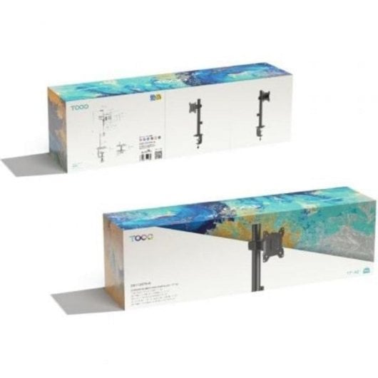 Monitor Tischhalterung TooQ DB1130TN-B Drehbar Neigbar bis 10 kg Schwarz