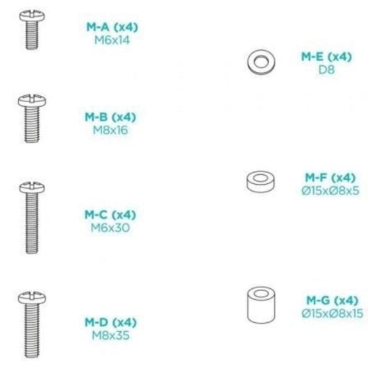 TV Wandhalterung TooQ LP1084F-B 37-80 Zoll Schwarz Schnellspannsystem