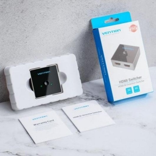 Switch HDMI Vention AFLH0 bidireccional 2 puertos 4K 60Hz aluminio