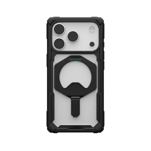 Coque Urban Armor Gear iPhone 17 Pro Plasma XTE transparente noire MagSafe