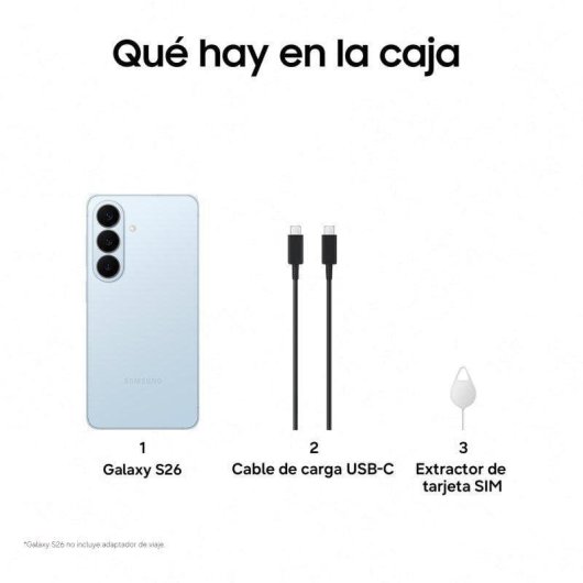 Samsung Galaxy S26 5G 12GB 128GB 6.3" Azul Cielo