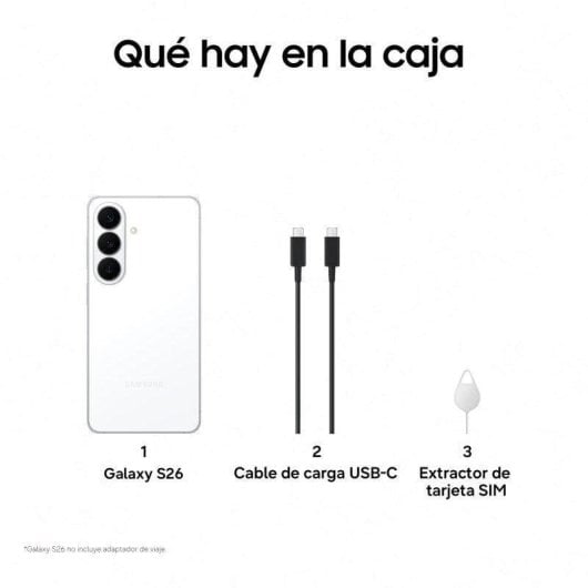 Samsung Galaxy S26 5G 12GB 256GB 6.3" Blanco