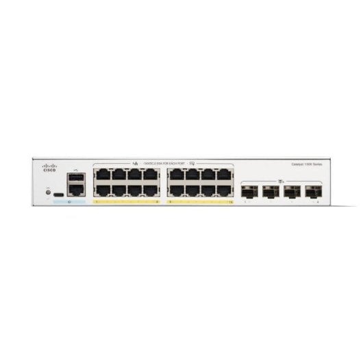 Switch Cisco C1300-16P-4X 16 Port PoE+ 4xSFP+ 10G L3 Weiß
