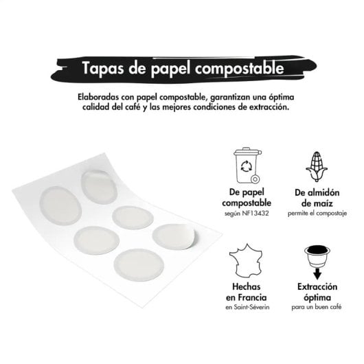 Caps Me Papierkappen X102 Nespresso