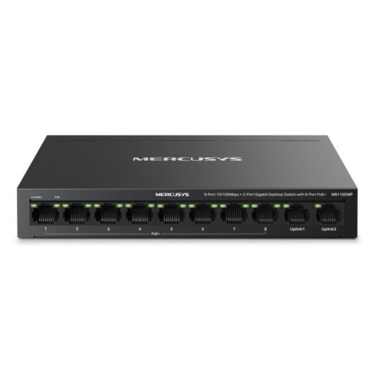 Netzwerk Switch Mercusys MS110CMP 10 Ports PoE Fast Ethernet Wandmontage