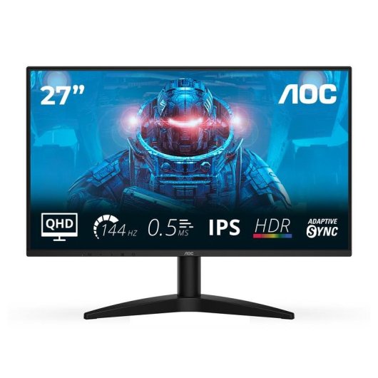 Monitor AOC Q27B36X 27" Quad HD 144 Hz IPS 0,5 ms MPRT HDR10 AdaptiveSync