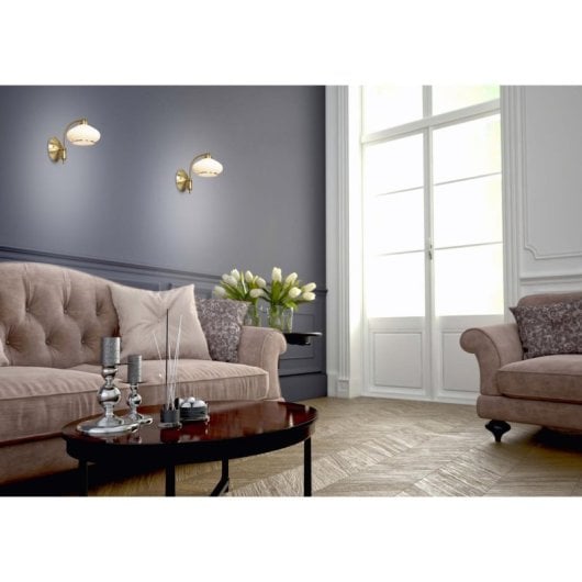 Hängeleuchte Activejet NIKITA Patina E27 1-flammig IP20 ecru Metall/Glas