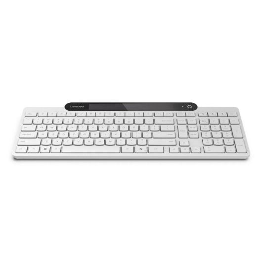 Teclado Lenovo 800 completo Bluetooth sem fios teclas Plunger branco solar