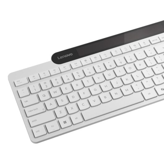 Teclado Lenovo 800 completo Bluetooth sem fios teclas Plunger branco solar