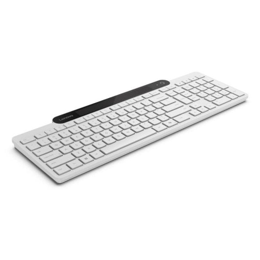 Teclado Lenovo 800 completo Bluetooth sem fios teclas Plunger branco solar