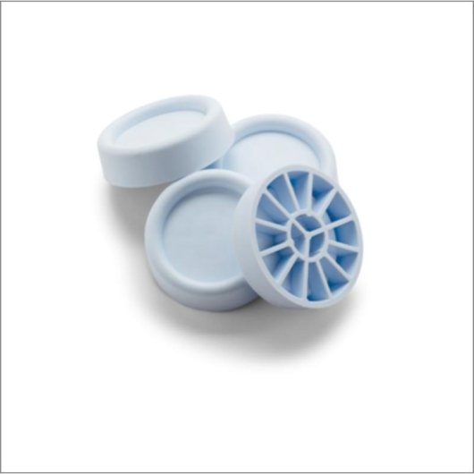 Socle Meliconi 656102 Universel Lot de 4 Antivibrations 46x46x12 mm