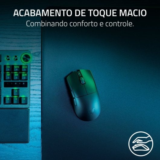 Rato Razer Viper V3 Pro SE Wireless 35000 DPI Preto Ultra Leve 6 Botões