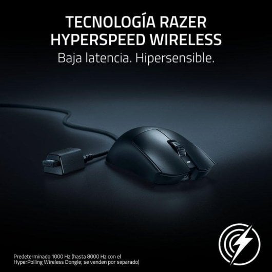 Ratón Razer Viper V3 Pro SE Inalámbrico 35000 DPI Negro Ultraligero 95h batería