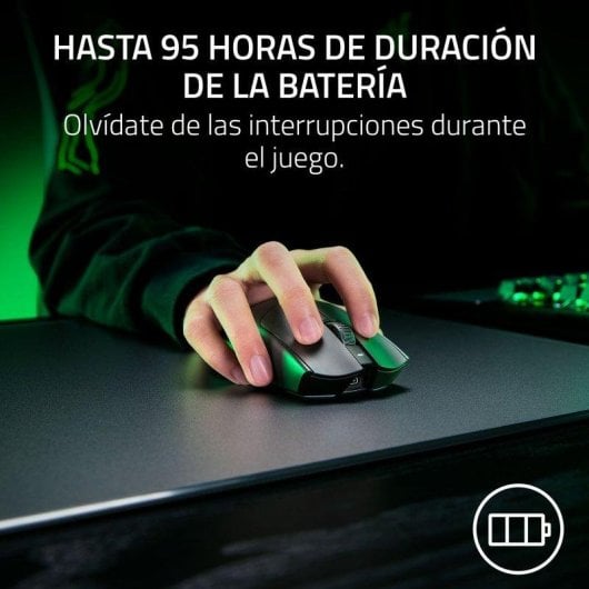 Ratón Razer Viper V3 Pro SE Inalámbrico 35000 DPI Negro Ultraligero 95h batería