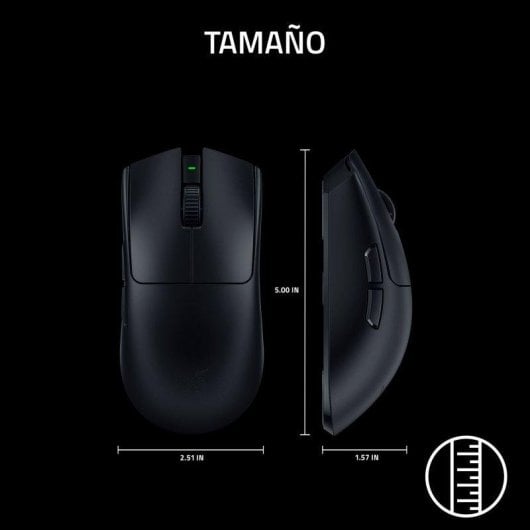 Ratón Razer Viper V3 Pro SE Inalámbrico 35000 DPI Negro Ultraligero 95h batería