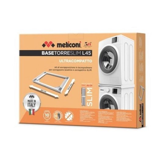 Kit de superposition Meliconi Base Torre Slim L45 universel technopolymère