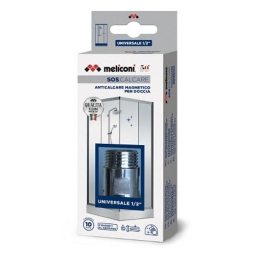 Duschfilter Meliconi 656155 Kalkschutz Metall Chrom 1/2" Anschluss