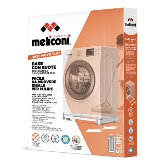Base antivibration Meliconi 656149 Universelle Technopolymère Blanche 600 mm