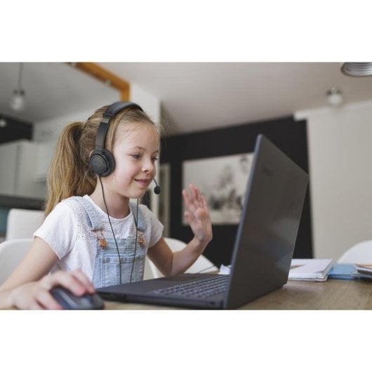 Auricolari Kensington Classic EQ con cavo USB-C, Cancellazione Rumore, Microfono, Nero