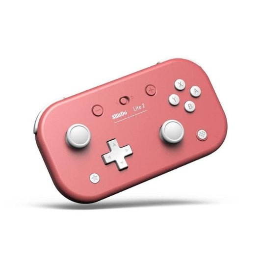 Gamepad 8Bitdo Lite 2 Rosa Bluetooth USB Compatível Android Nintendo Switch