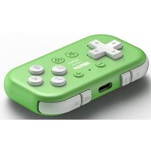 Gamepad 8Bitdo Micro Wireless Verde Compatibile Android Switch PC iOS USB-C