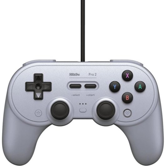 Gamepad 8BITDO Pro 2 Cinzento Compatível Android PC Switch USB