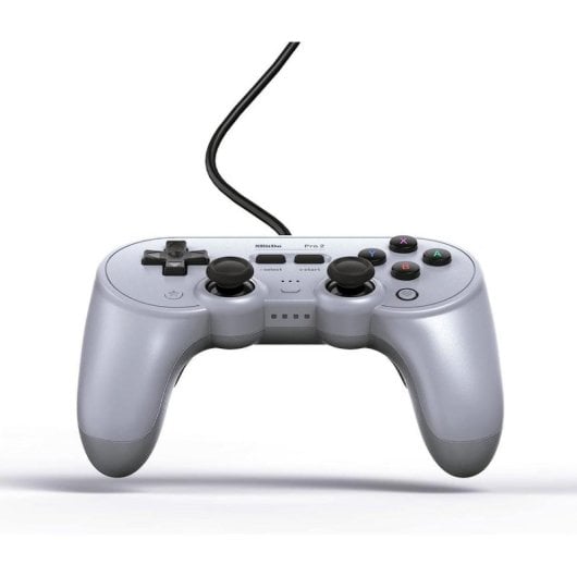 Gamepad 8BITDO Pro 2 Cinzento Compatível Android PC Switch USB