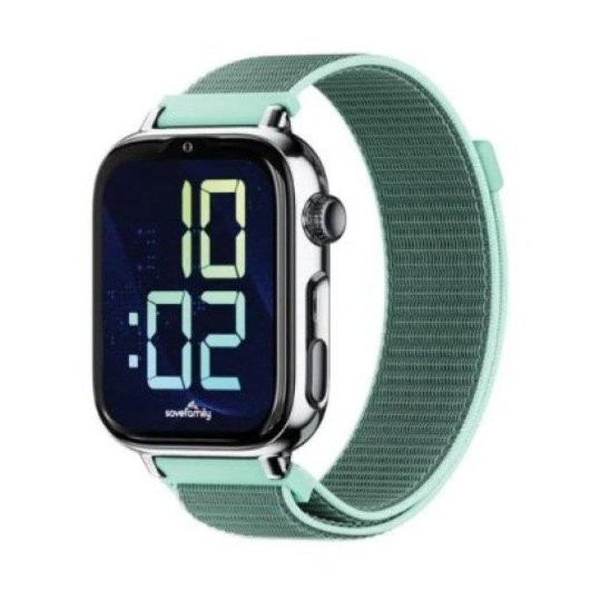 SaveFamily SaveWatch Plus 2 4G GPS 1.85" AMOLED Plata Verde IP68 Pulsómetro SOS Android