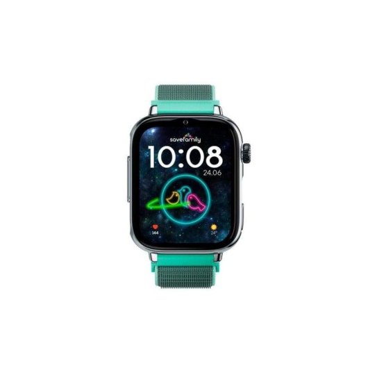 SaveFamily SaveWatch Plus 2 4G GPS 1.85" AMOLED Plata Verde IP68 Pulsómetro SOS Android