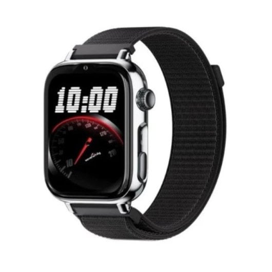 SaveFamily SaveWatch Plus 2 4G GPS 50mm AMOLED Argent Noir Étanche IP68 Pulsomètre SOS