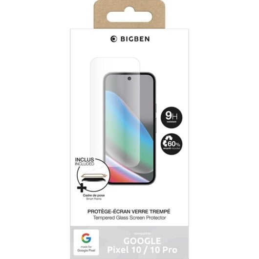 Protetor de Ecrã BIGBEN PEGLASSPIXEL10 Google Pixel 10 Vidro Temperado 9H