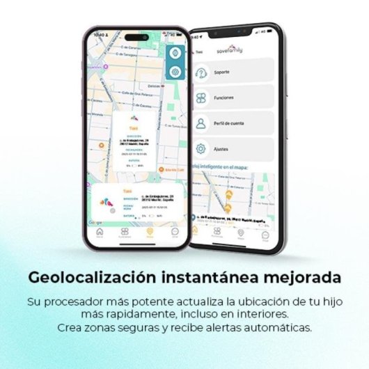 SaveFamily SaveWatch Plus 2 4G GPS 1.85" AMOLED Blanco y Rosa IP68 Pulsómetro SOS SIM