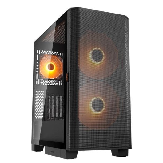 Caixa Cougar CGR-5YA6B-RGB Midi Tower Vidro Temperado RGB Gaming