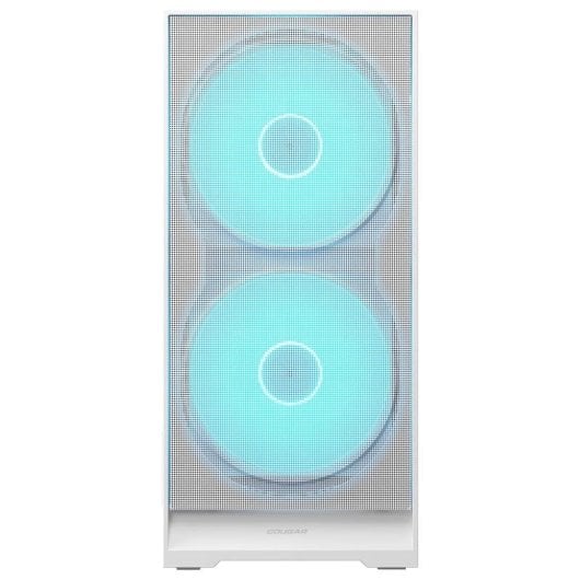 Caixa Cougar CGR-5VA4W-RGB Mid Tower ATX Vidro Temperado RGB Branca Gaming