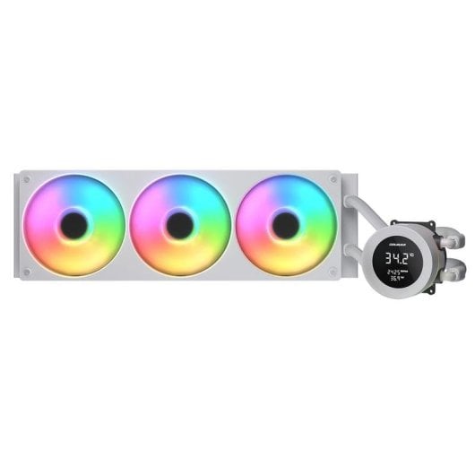 Refrigeração Líquida Cougar CGR-PSDVARGB-W-360 360mm 3 Ventiladores RGB Branco