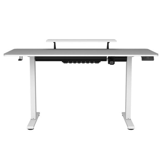 Mesa Gaming Cougar 120cm MDF Bianco Regolazione Elettrica Ergonomica