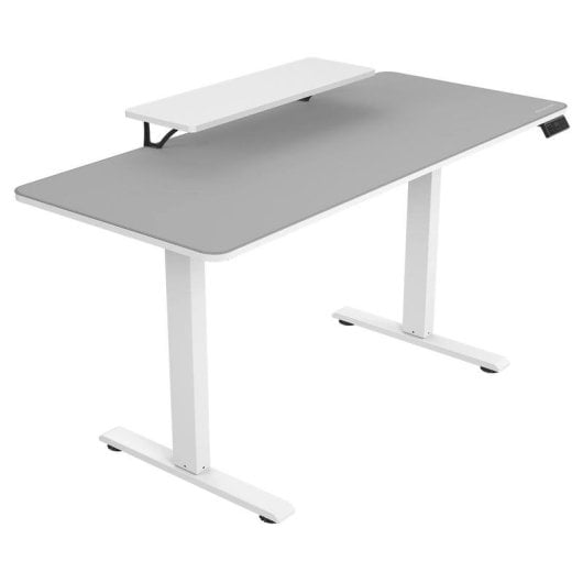Mesa Gaming Cougar 120cm MDF Bianco Regolazione Elettrica Ergonomica