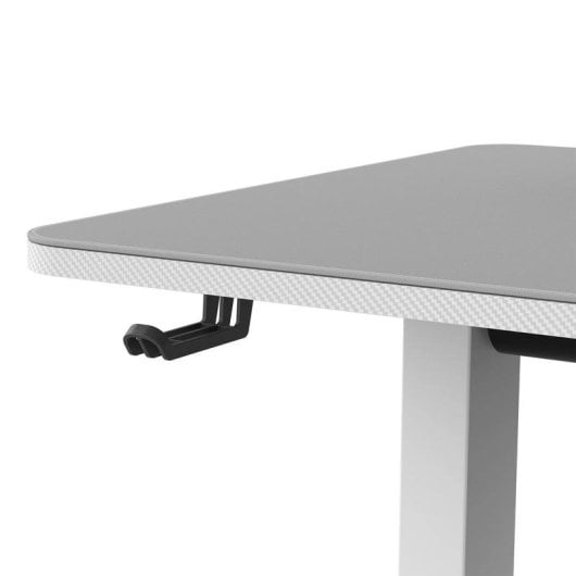 Mesa Gaming Cougar 120cm MDF Bianco Regolazione Elettrica Ergonomica