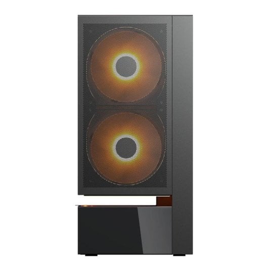 Caixa Cougar CGR-2DA4B-MV Vidro Temperado Midi Tower LCD RGB Gaming