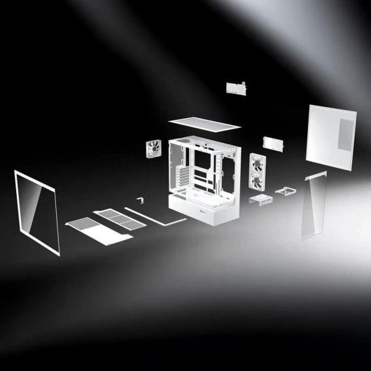 Caixa Cougar CGR-2DA4B Vidro Temperado RGB ATX/Micro ATX/Mini-ITX Preta Gaming