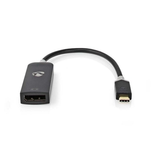 Adaptador Gráfico USB Nedis CCBW64352AT02 USB-C DisplayPort 8K 0,2m Antracite