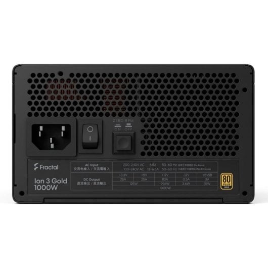 Fonte de Alimentação Fractal Design Ion 3 Gold 1000W 80 PLUS Gold modular